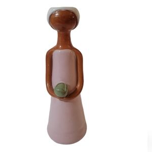 Vintage Lime Faceless Candle Holder
